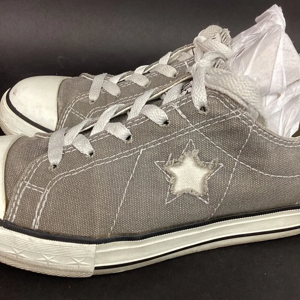 Converse One-Star - Junior's Sz 5 - Brown/Gray - Low Skate Shoes - 603653FT
